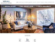 Tablet Screenshot of nobhillhoustonliving.com